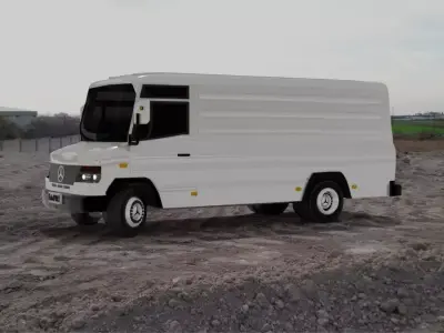 Mercedes Benz 614D Van 3D model