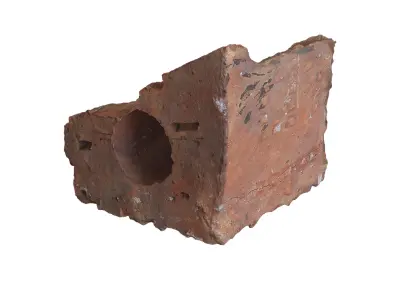 Ultra realistic Old Brick Scan 8k HD 3D model