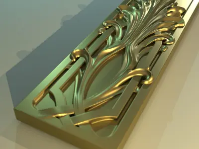 MOLDING decorative pattern ready for 3D printing 3D model 3D print model
