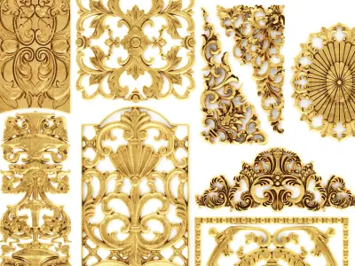 Cartouches SET35 3D model