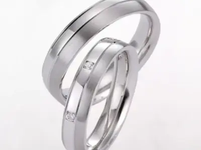 Wedding rings 114 3D print model