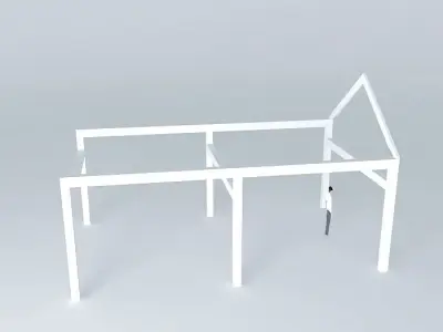 16x28 bed frame Free 3D model