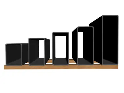 5 16in Wall x6in Rectangle Tube 3D model