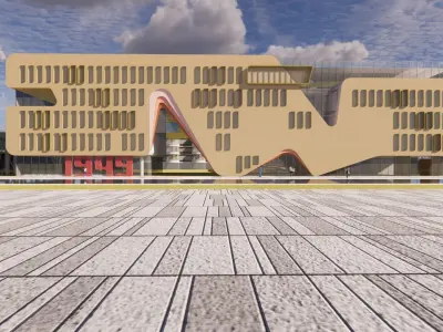 Kindergarten-Sawtooth 3D model