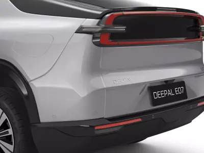 2026 Deepal E07 with Interior  3D model