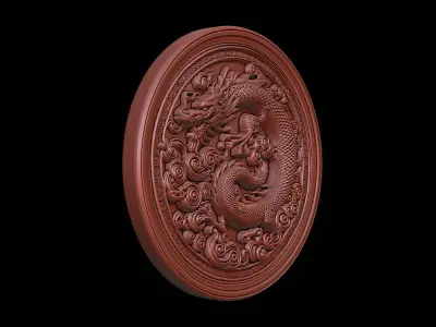 3d printable Dragon ornament 3D print model