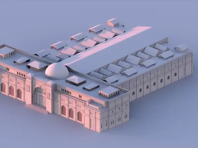 egyptian museum 3d model 3D model