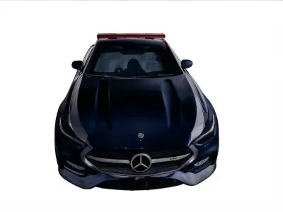 Police Style Luxury Car 3d model Low-poly 3D model
