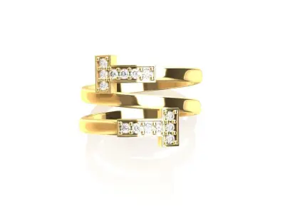 Tiffany Ring 3D print model buy