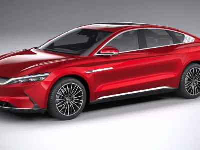 BYD Han 2023 3D model