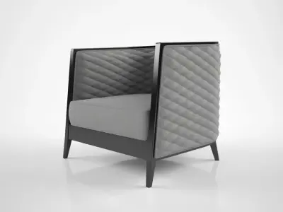 Oasis Saten armchair 3D model