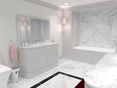 Luxury Bathroom 3D model