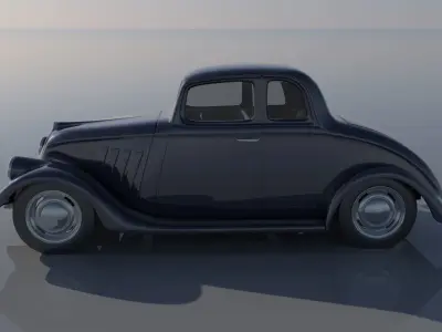 Willys Coupe 1933  3D print model