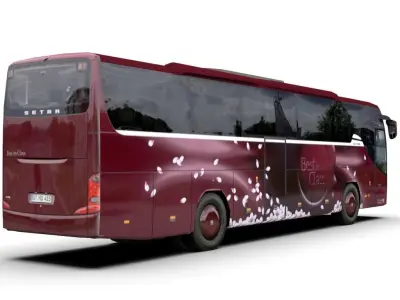 Setra S 415 GT-HD Low-poly 3D model