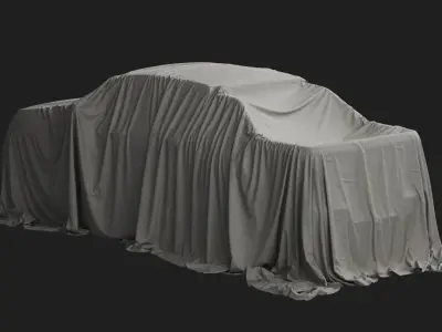 Ordinary Car Cover 06 3D model