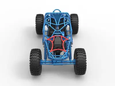 Rock bouncer Scale 1 to 25 3D print model