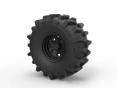Offroad wheel 19 3D print model