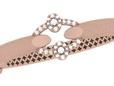 Luxury Bracelet - Bangle 0046 3D print model