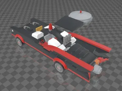 LEGO DC SUPER HEROES BATMOBILE 76188 3D print model