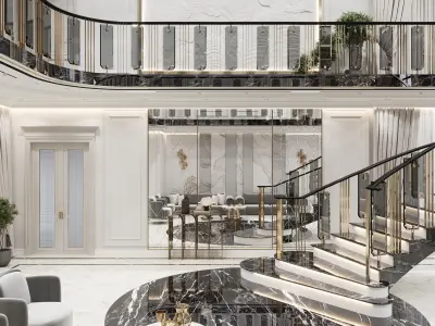 LUXURY NEOCLASSIC SCENE 3D model