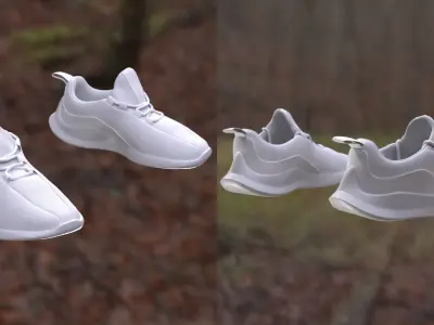 Sneakers 241 - All MH Bodies - UE5 Skeletons - Rigged Low-poly 3D model
