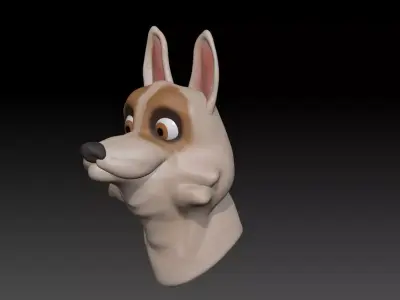 Fox Cartoon - Updated version 3D model