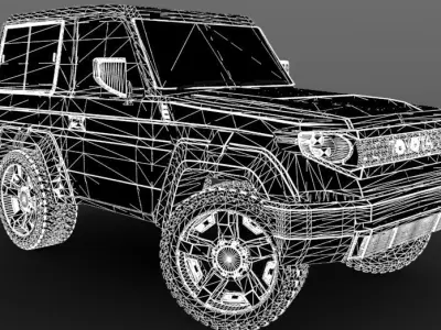 Toyota Land Cruiser XJ700 Concept  3D model