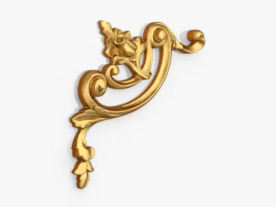 Classic decor ornament 285  3D model