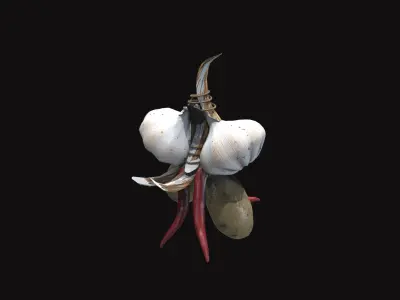 Medieval Hanging Plants V01 Low-poly 3D model