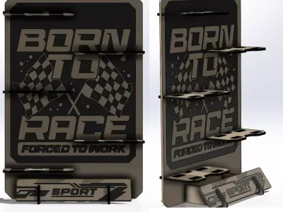 Shelves for 1 64 scale car models 3D print model