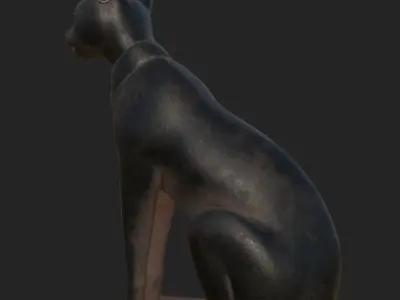 Cat Stature 3D model