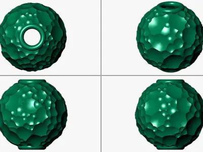 spherical beads 3D print model purchase
