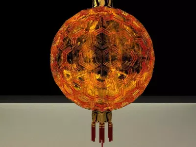Chinese Red Lantern 3D model