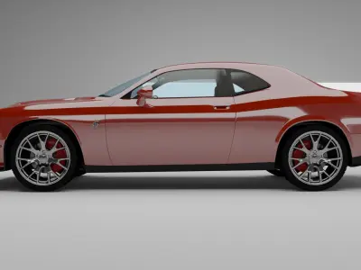 Dodge Challanger SRT 2015 3D model