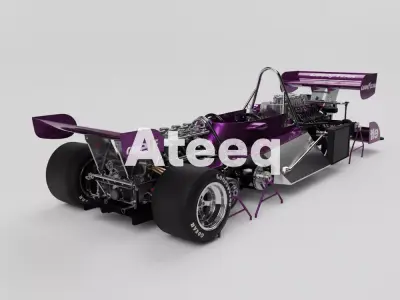 Tyrrell P34 Stand 3D Model for 3D Printing and Visualization 3D model