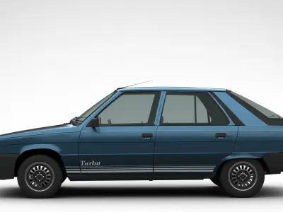 Renault 11 Turbo 1986 3D model