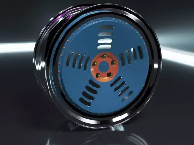 Rotiform wheel 3D model purchase