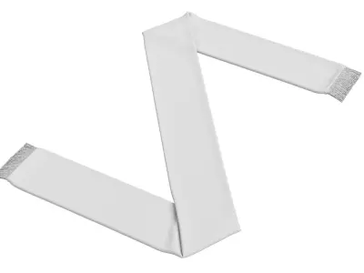 Football Fan Scarf 04 3D model