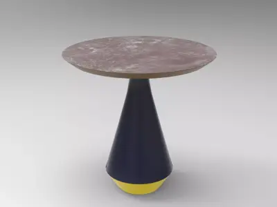 Pefu Coffee Table Low-poly 3D model