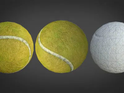 Sport Balls Pack Low-poly 3D model purchase