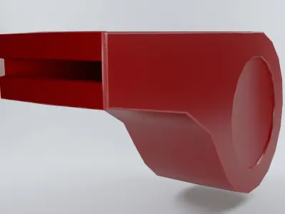 Whistler Signal device Warning device Free low-poly 3D model