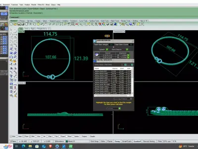 Luxury Round Link Chain Necklace With Clasp CAD Design 3DM 3D print model