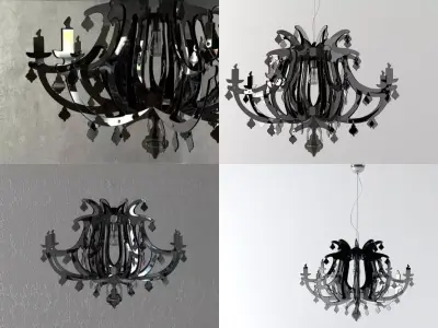 Ginetta Suspension lamp 3D model