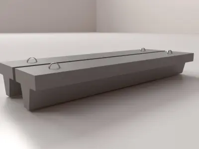 Concrete Beam 3D model