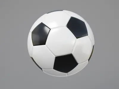 Soccer Ball 3D model 29