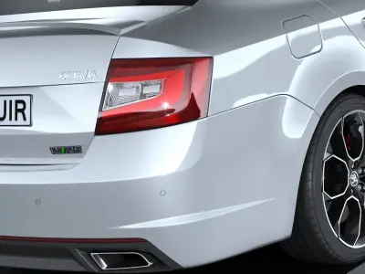 Skoda Octavia RS 2017 3D model
