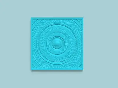 Wall Panel A15 Ornament - Interior Design Decoration 3D print model