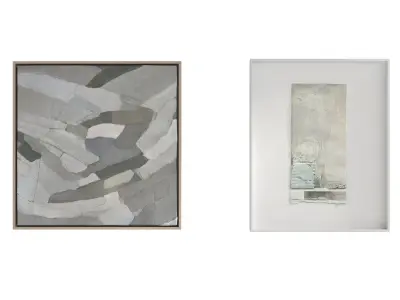 Abstract Painting Frame Set 06 3D model