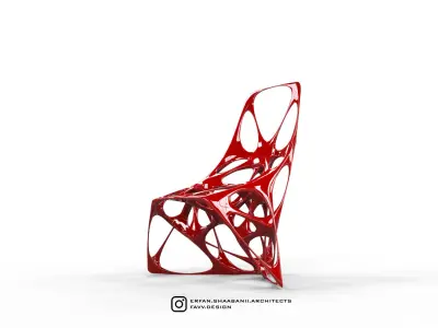 EXO CHAIR 1 BY ERFAN SHAABANII 3D model