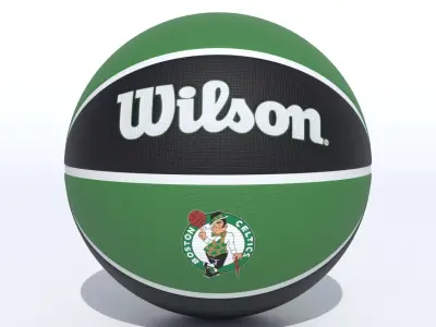 Wilson Boston Celtics Basketball 3D model